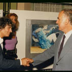 ENNIO CALABRIA e ministro ROMITA 1986